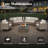 Chayenne 8 - Person Patio All-weather Wicker Outdoor Conversation Set With Swivel Rocking Chairs & Storage Table