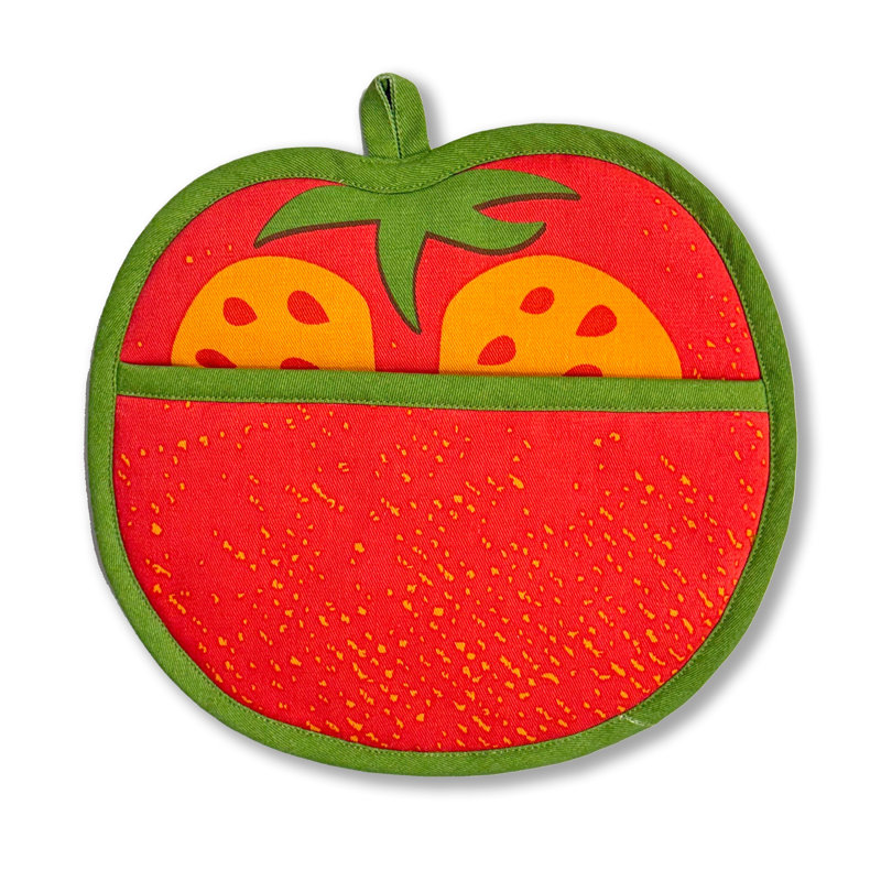 Tomato Tea Towel and Pot Holder Set