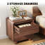 Table de bout avec 2 tiroirs-2132491130