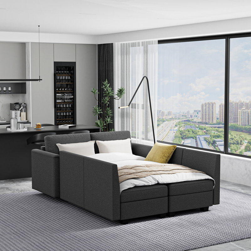 Canapé modulaire modulaire avec siège de rangement