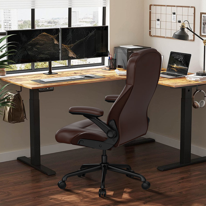 Lozhin Executive Chair with Headrest, Brown