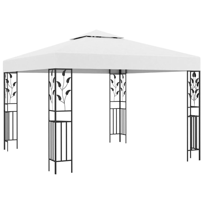 Bessoir 3m x 3m Steel Party Tent, White