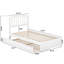 Lit plateforme en bois massif Lamari avec pied de lit et lit gigogne-2020591144-2020591148