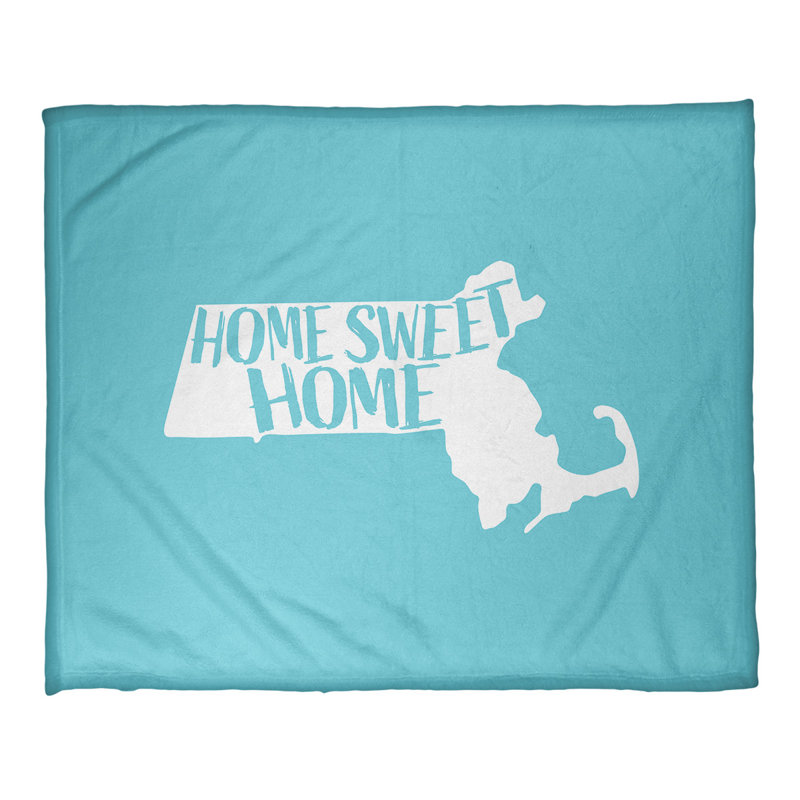 Jeté polaire home massachusetts, l 52,5 po x L 62,5 po, Violet