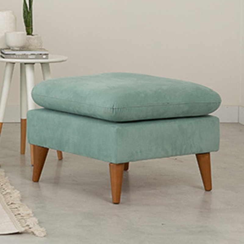 Repose-pieds Oxfield 24,8 po Oxfield, 100% polyester bleu-vert