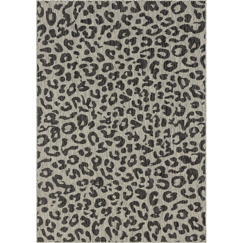 Outdoor Joyous Area Rug Stone Color, Rectangle 7' x 10'