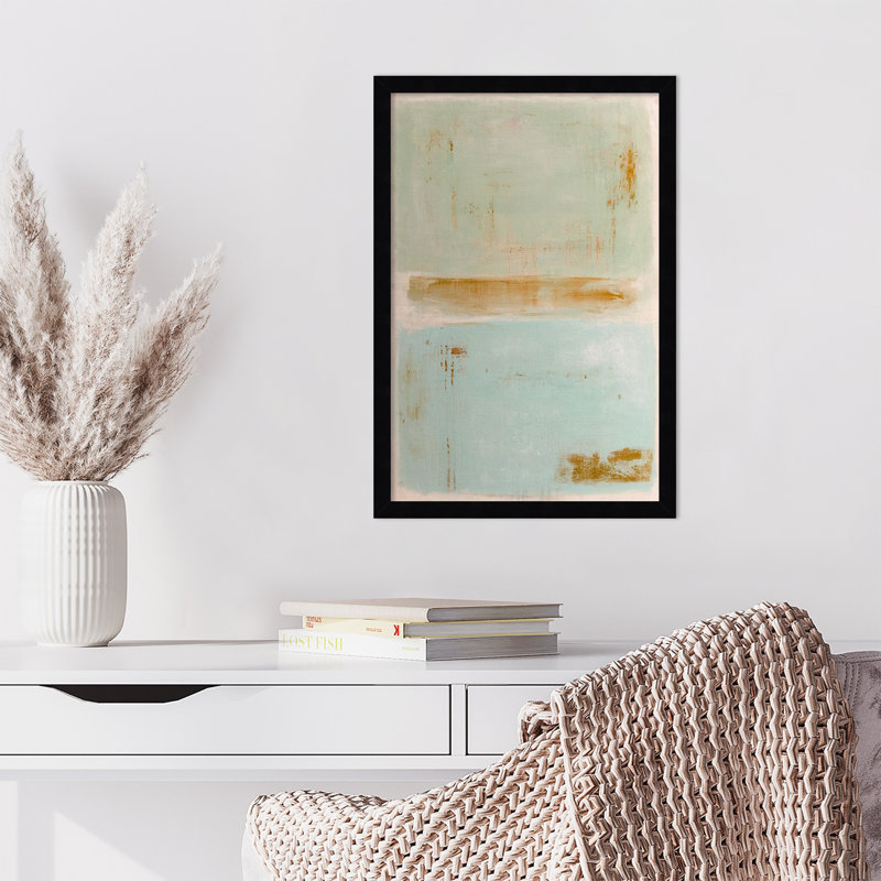 Reproduction d'art encadrée «Soft Sides» par Mauro, H 21 po x l 15 po, Noir