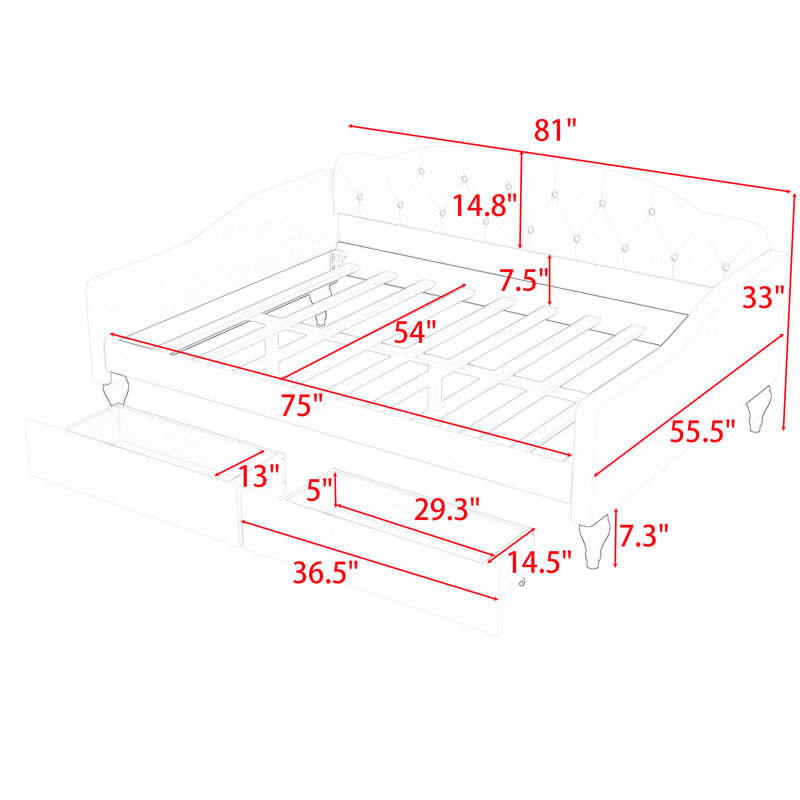 Aaman Full / Double Daybed