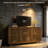 Solid Knot-Free Pine Wood TV Stand