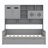 Wooden Daybed With Trundle,All-In-One Cabinet And Shelf-106535762-113572197