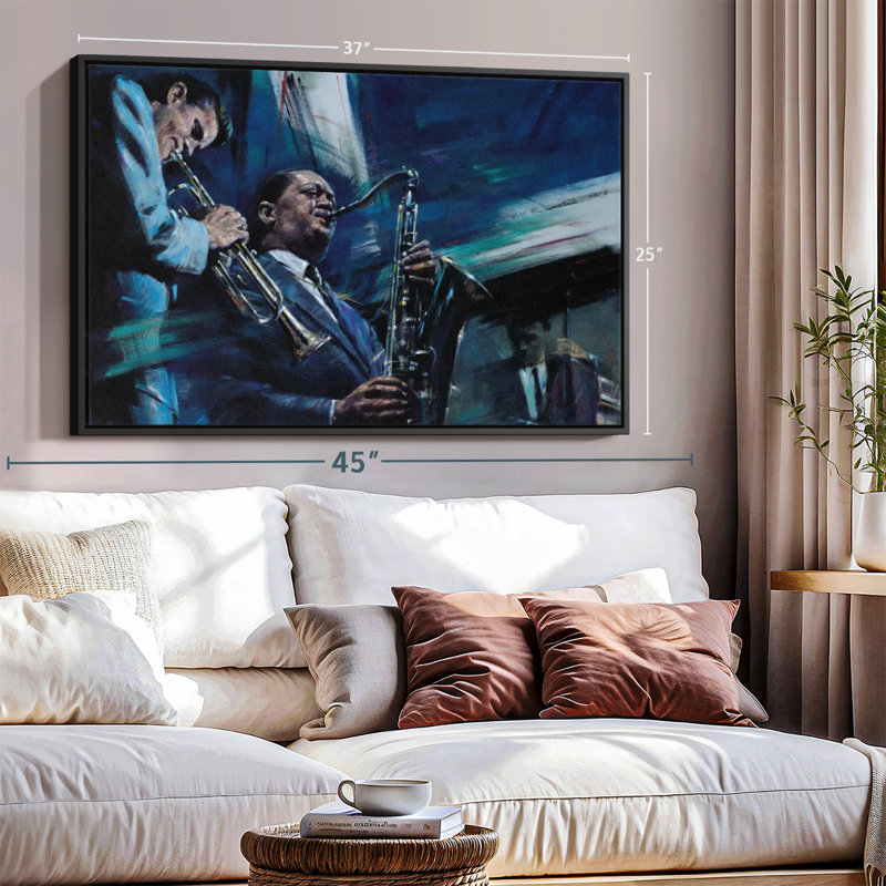 Blue Cool Canvas Print, 21" H x 31" W
