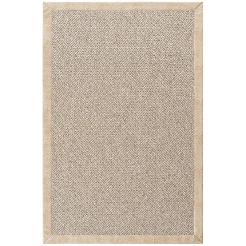 Rheeta Chevron Machine Made Indoor / Outdoor Area Rug, Rectangle 5'3" x 11'6"
