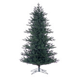 Vickerman 6.5' x 51" Colorado Fir Artificial UnLit Christmas Tree with 1886 Realistic Blend of PE/PVC Tips, Metal Hinged Branches, Folding Metal Tree Stand