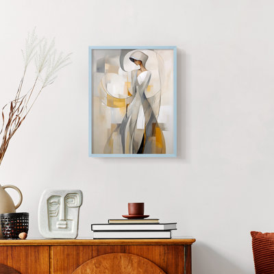 WOMEN Series Cxxxix - reproduction encadrée de qualité supérieure - prête à être accrochée - aucun clou requis