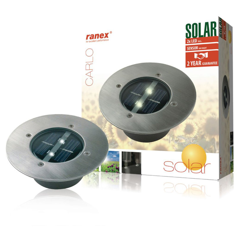 Ranex Solar Spot Light Round 0.12W Silver