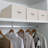 Large Storage Baskets For Shelves, Rectangular Closet Organizers With Handles, Foldable Closet Storage Baskets For Utility Room, 3-Pack, Beige Stripes