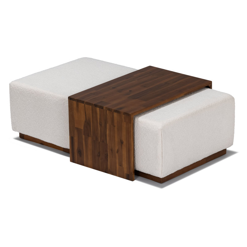 Table basse Dakota, Ivoire