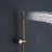 10" Wall Mounted Dual Function Shower System With Handheld Spray-121576854