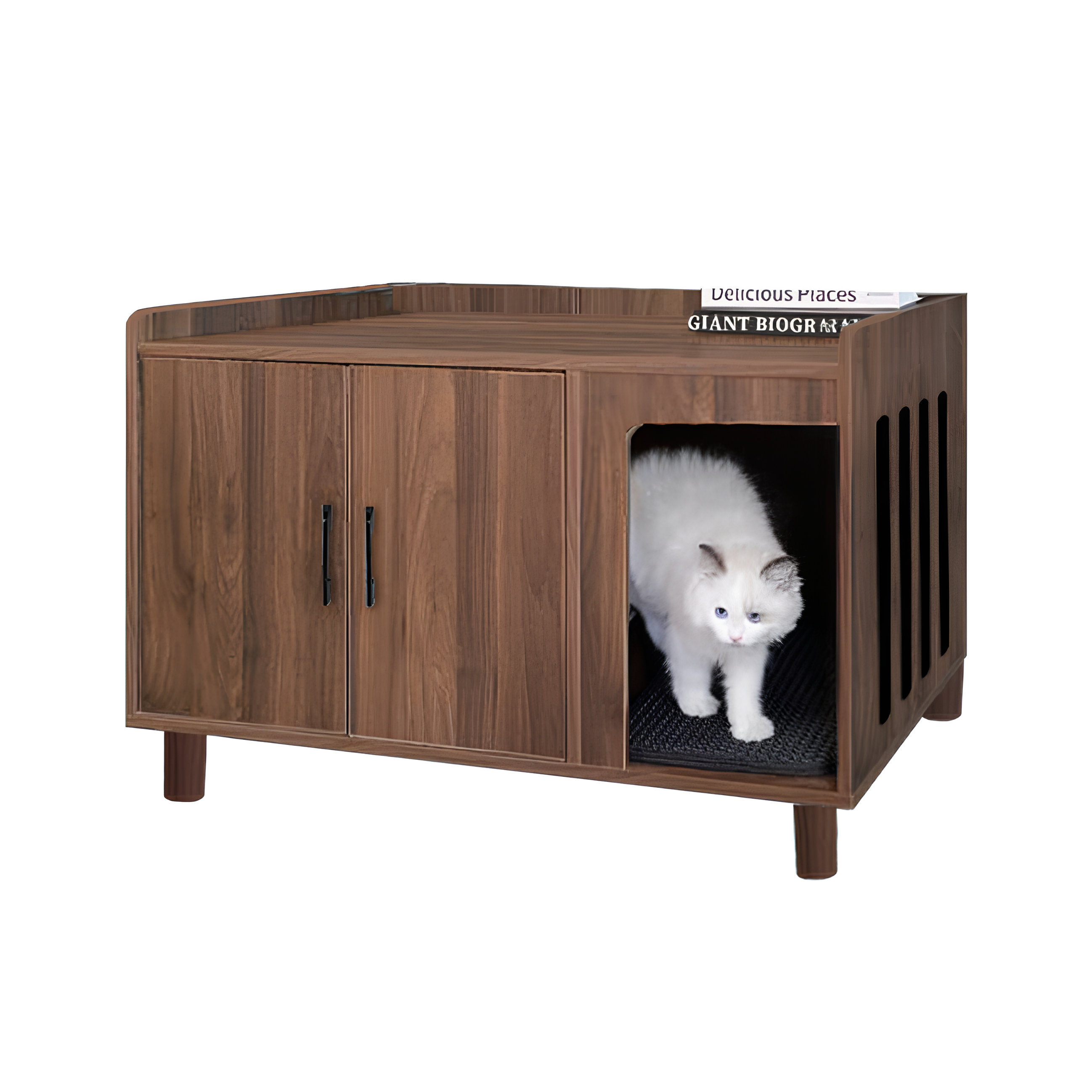 Tucker Murphy Pet™ Modern Cat Litter Box Discreet Litter Box