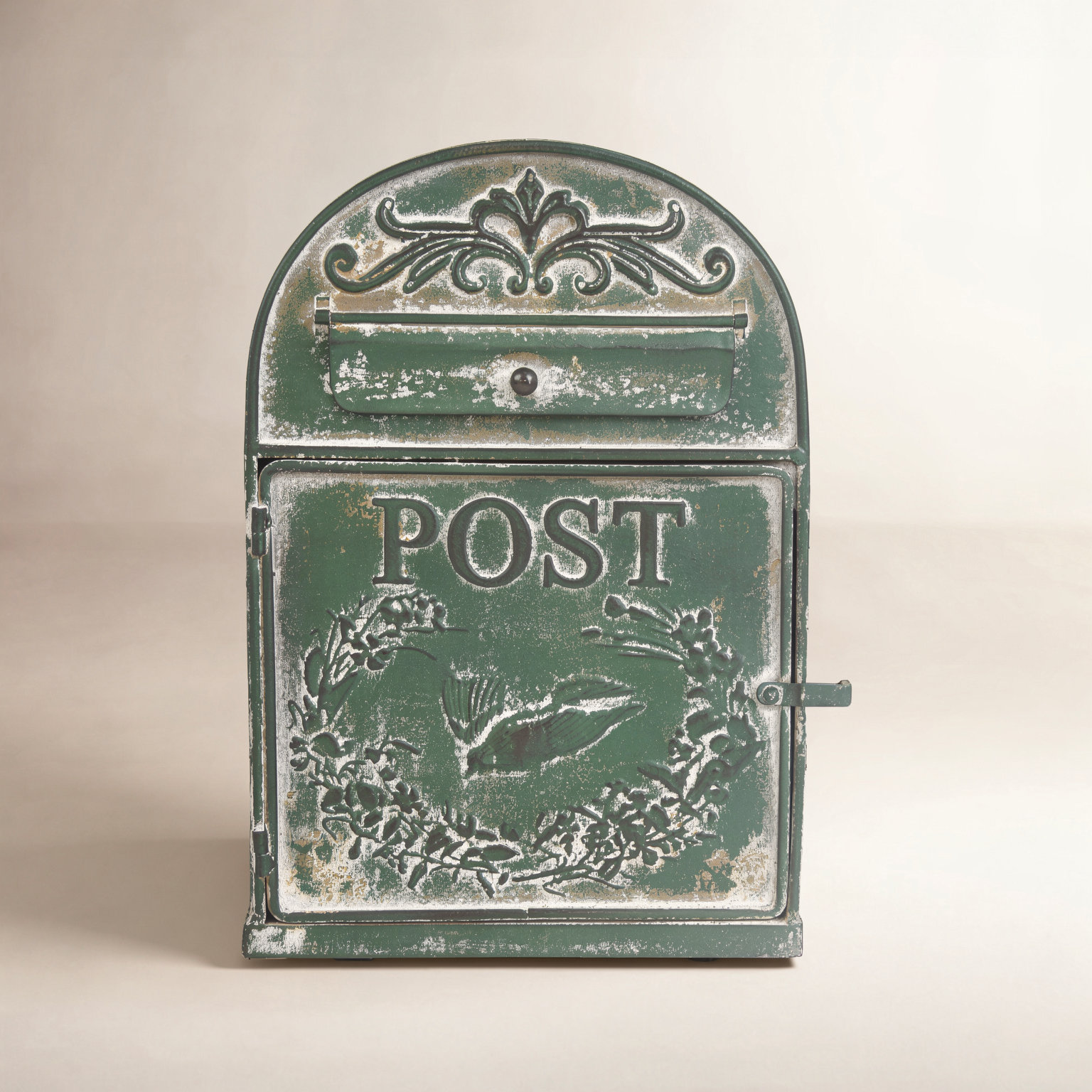 Rustic Wall-Mounted Mailbox