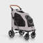 Poussette pour animaux de compagnie avec rampe pour grands chiens pesant jusqu'à 100 lb, équipement pour animaux pliable tout-terrain avec fenêtres en filet et roues à 360 ° pour plusieurs animaux de compagnie