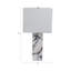 Sagebrook Home 24X12" Alabaster Pieces Table Lamp, White