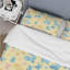 Ensemble de housse de couette bleu et jaune pour enfants-109144163