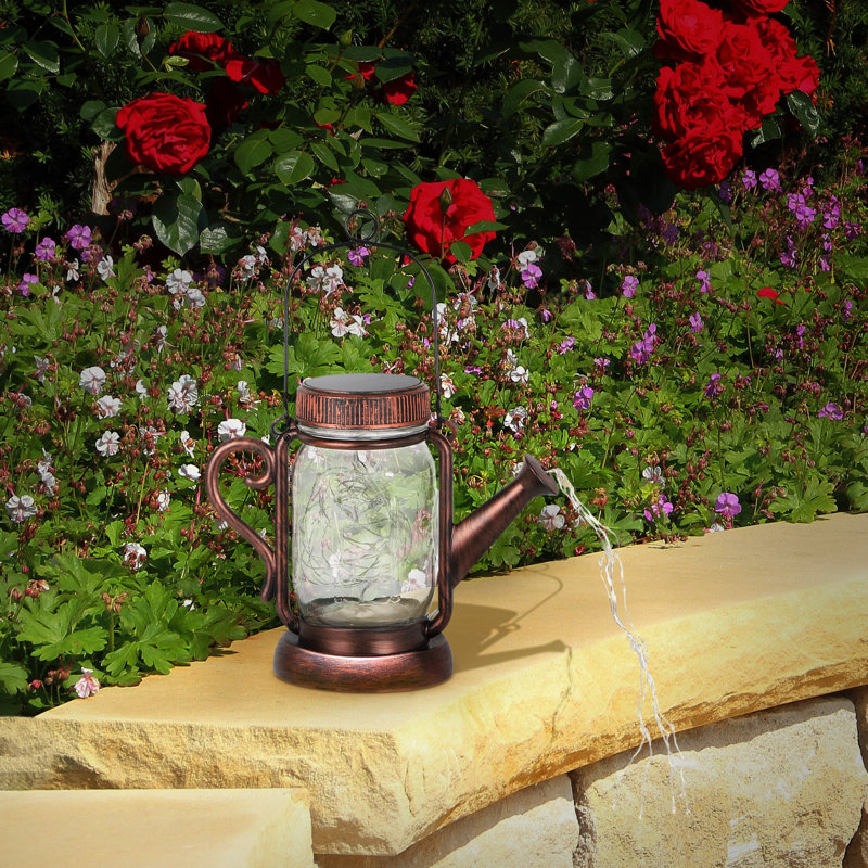17.72'' Solar Powered Integrated LED Outdoor Lantern