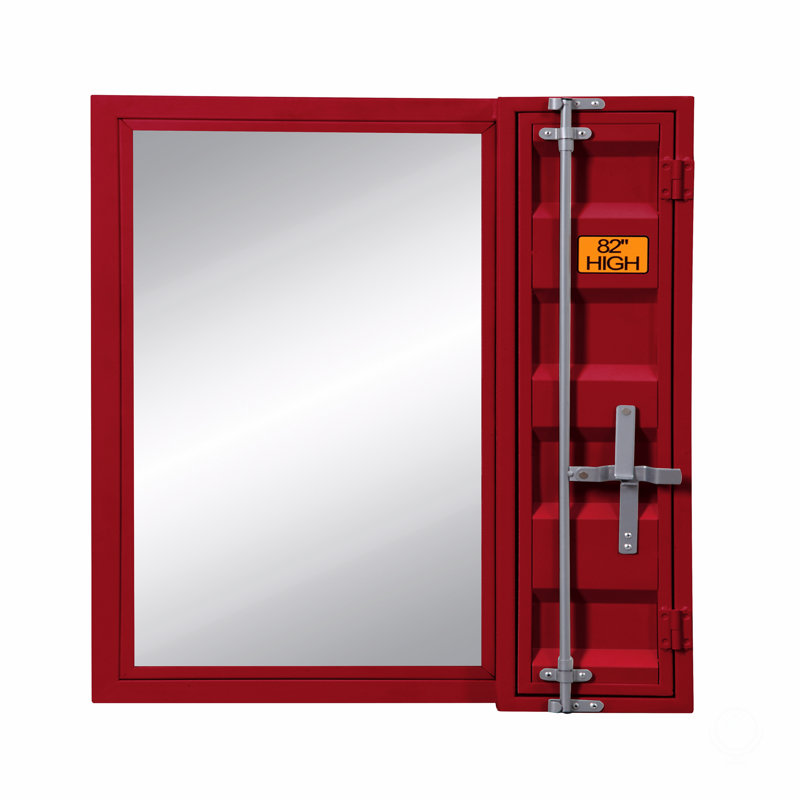 Miroir de salle de bain, Rouge