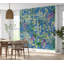 Murale botanique pelez et collez Christopher - Bleu jardin printanier-106566857