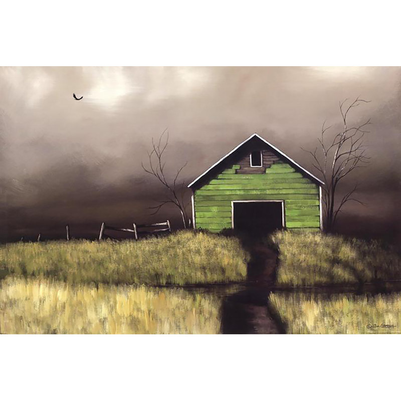 "Storm blowing in" par Jim Gagnon-impression d’art graphique sur papier, H 24 po x l 36 po x P 0,1 po, Papier non encadré