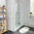 Voltaire 60" x 36" Acrylic White, Single-Threshold, Center Drain, Shower Base-97854795-97854796