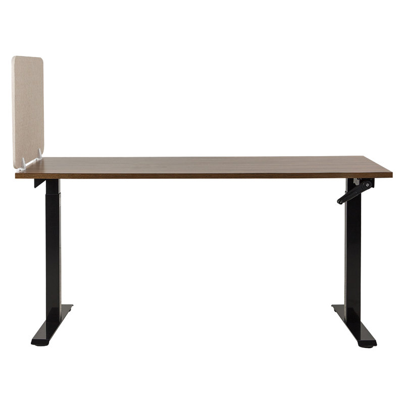 Poviones Desk Dividers, 50cm x 80cm W x 1cm D, Beige