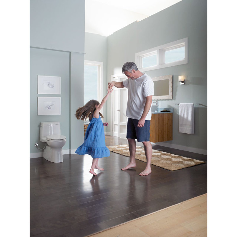 Carlyle® II 1.28 GPF Elongated One-Piece Toilet (Seat Included), Colonial White, Right-Hand