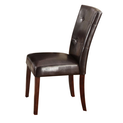 Chaises de salle à manger en tissu noyer et alb Alble pour 2 personnes - texture lisse et style élégant