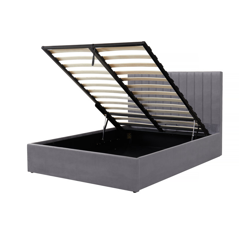 Newry Ottoman Lift Up Storage Bed, Grey