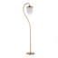 Lampe sur pied moderne en cristal doré 1 lumière Lusteria