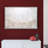 Silver Pellets Textured Glitter Hand Painted Canvas Wall Art with Silver Foil by Martin Edwards