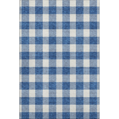 Premium Machine Washable Prisco Navy Rug