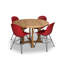 Table de salle à manger en bois massif Knightly Essential