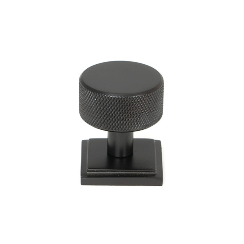 32mm Square Knob, Aged Bronze