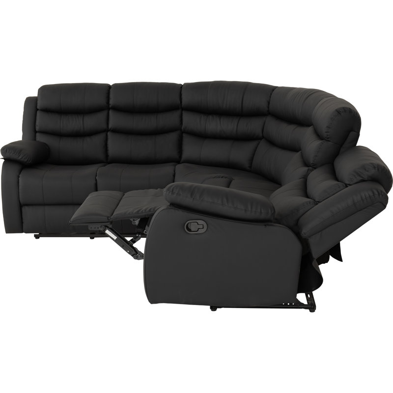 Sectional, Black Upholstery