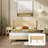 Wood Headboard King Size, 80.2" Wide Wooden King Headboard Only, Modern Farmhouse Headboards, Wall Mounted Fluted Panel, Wingback Boho Headboards-1093584137-1093584143