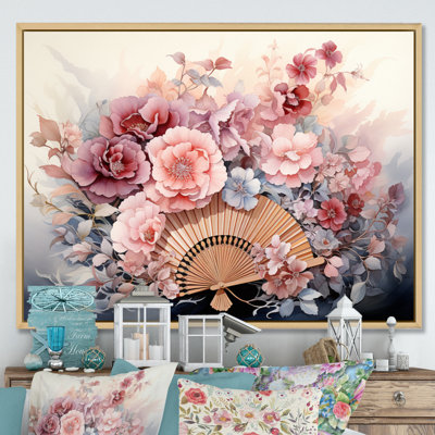 «China Art Silk Fans», reproduction d'art sur porcelaine
