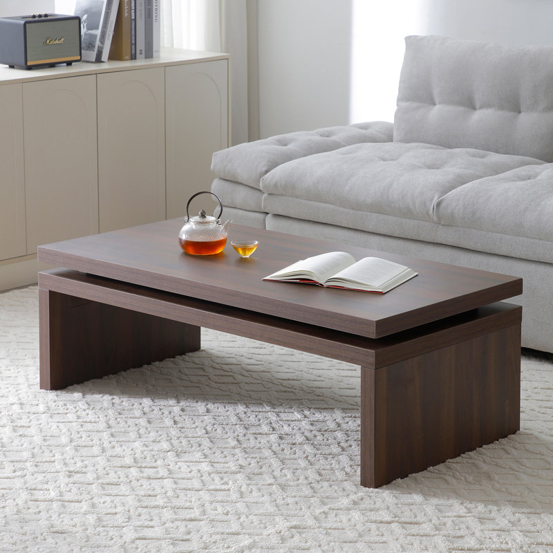 Table basse 47,2 po, Brun