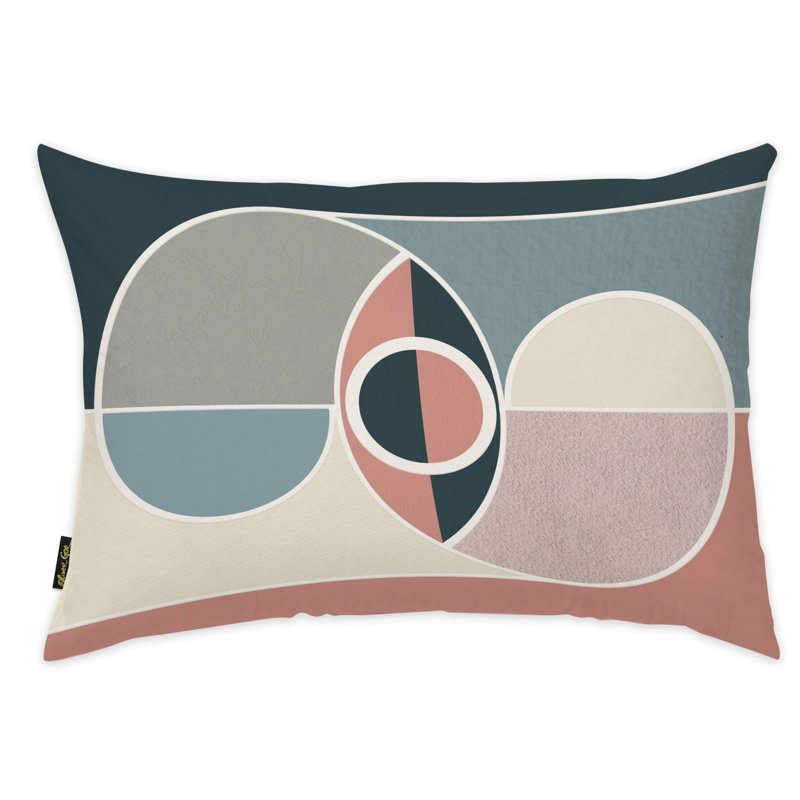 Abstract Reversible Throw Pillow