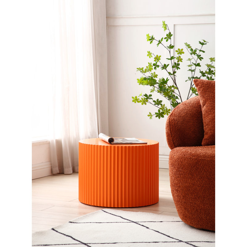 Table basse gigogne 2 - orange pour espace de loisirs 23,12 po Handcraft, Orange