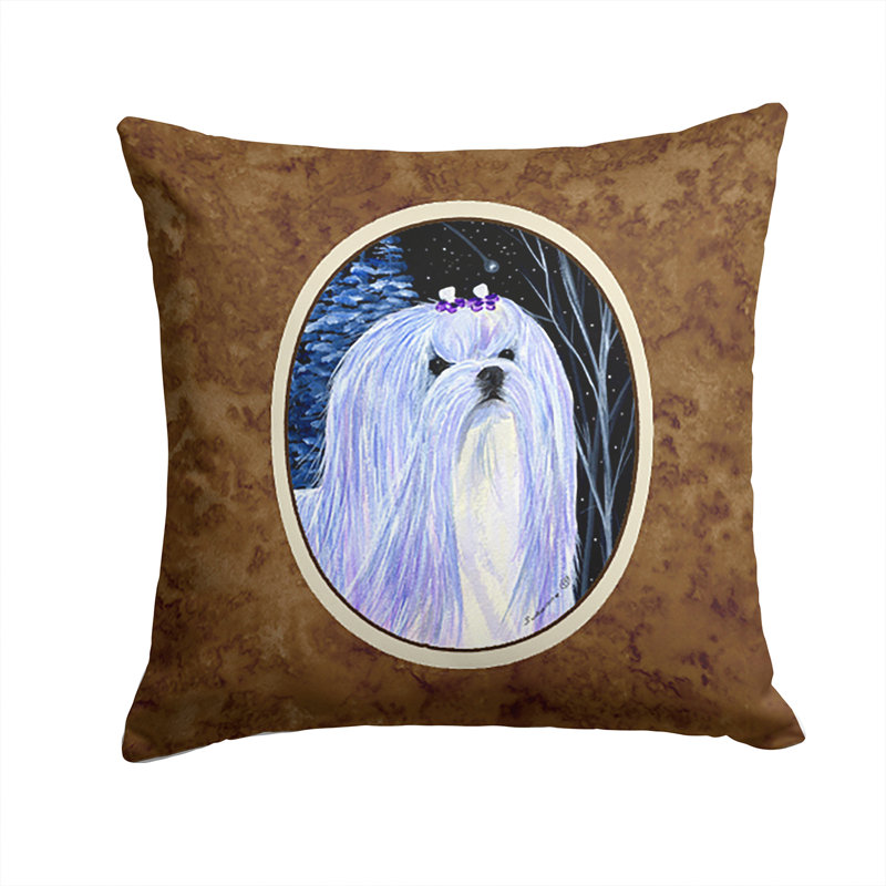 Starry Night Outdoor Reversible Throw Pillow