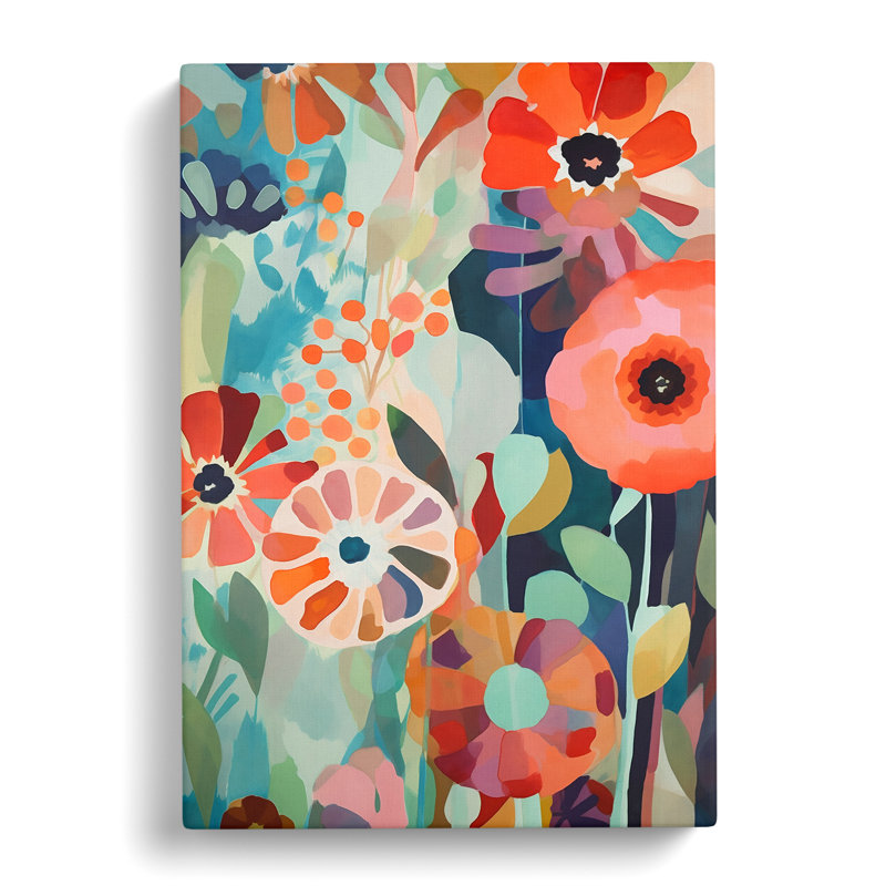 Audu Flowers Orphism Vol.4 - Wrapped Canvas, 50cm H x 35cm W x 3cm D