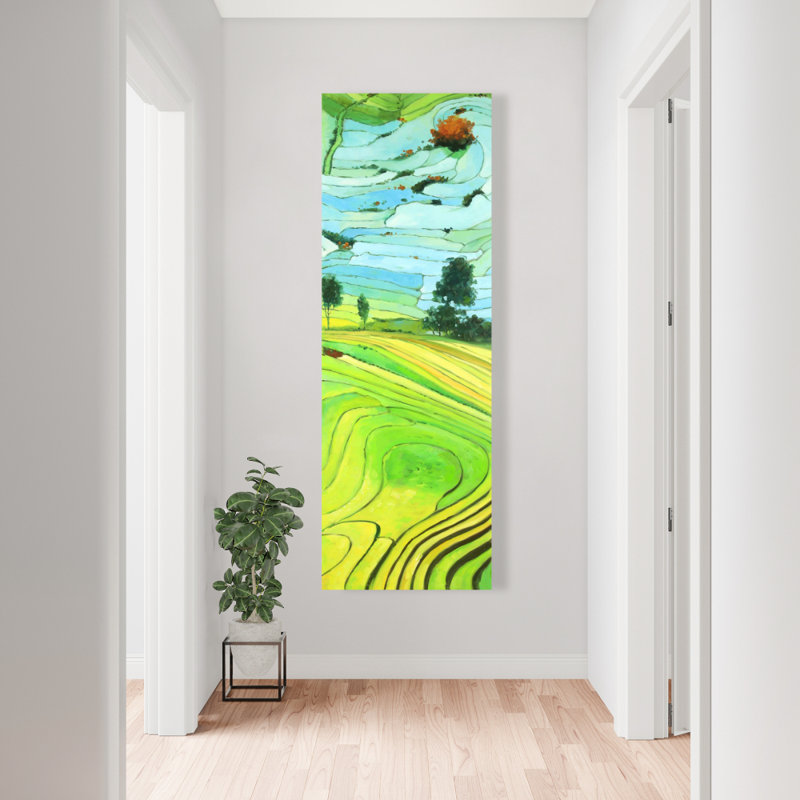 Rizières du Vietnam - Toile contemporaine